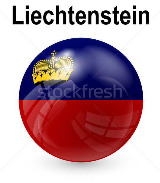 Liechtenstein offiziellen Flagge Design Welt Zeichen Stock foto © dip