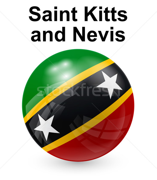 saint kitts nd nevis state flag Stock photo © dip