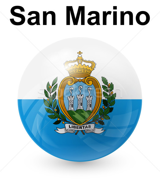 Stockfoto: San · Marino · officieel · vlag · ontwerp · wereld · blad