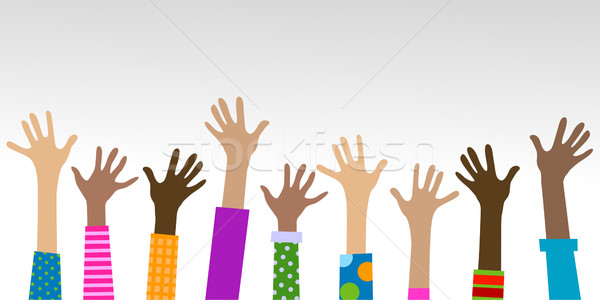 hands diverse togetherness  Stock photo © dip