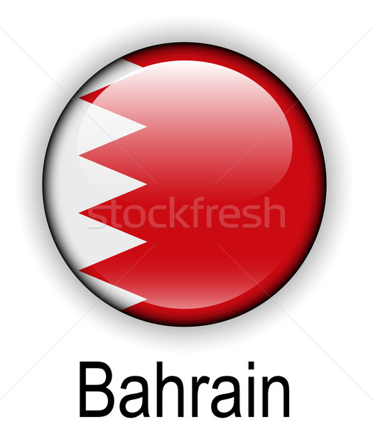 Bahrain ufficiale bandiera design mondo vetro Foto d'archivio © dip
