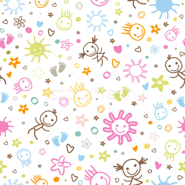 baby seamless pattern Stock photo © dip