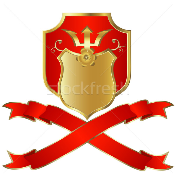 golden shield Stock photo © dip