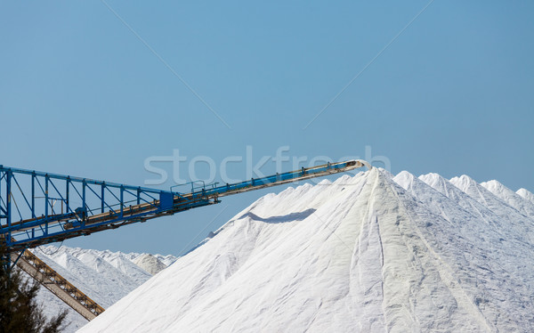 Stock photo: Extraction of salt