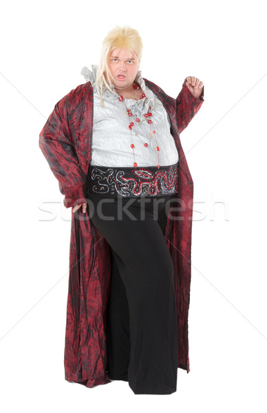 Overweight entertainer or disillusioned drag queen Stock photo © Discovod