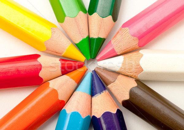 set of colored pencils Stock photo © Discovod