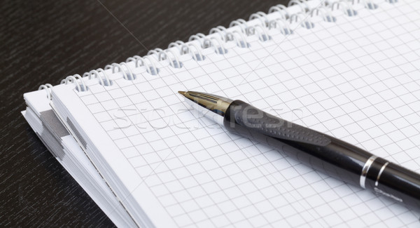 black pen and notebook Stock photo © Discovod