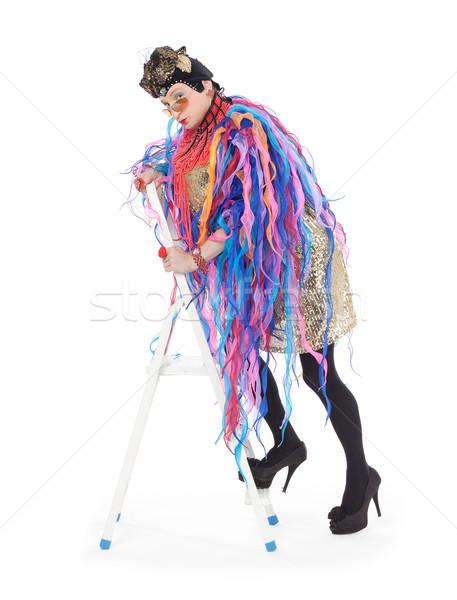 Fashion conscious drag queen Stock photo © Discovod