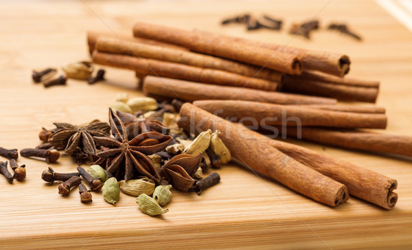 Dry multicolored spice closeup Stock photo © Discovod