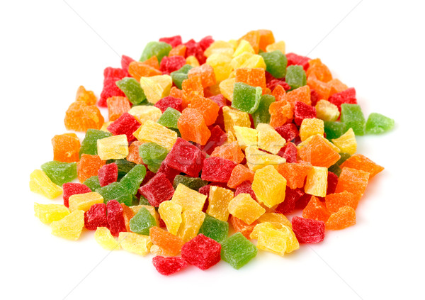 Słodkie kandyzowany owoców odizolowany biały candy Zdjęcia stock © Discovod