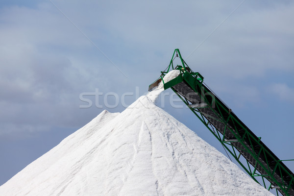 Stock photo: Extraction of salt