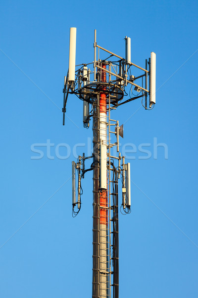 Stock photo: Cellular communication tower