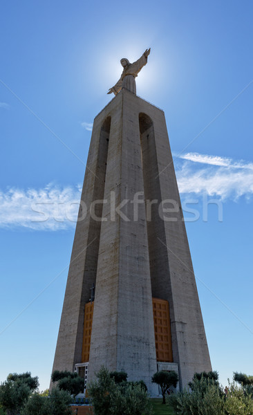 Jesus Christ Monument Cristo-Rei Lisboa in Lisbon Stock photo © Discovod