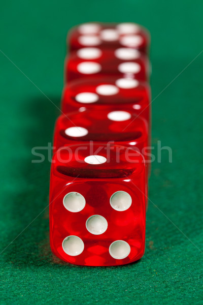 Red dice Stock photo © Discovod