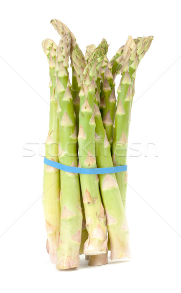 Stock photo: Bunch of fresh asparagus