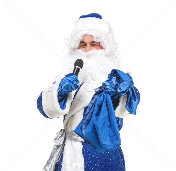 Travesty Actors Genre Depict Santa Claus Stock photo © Discovod