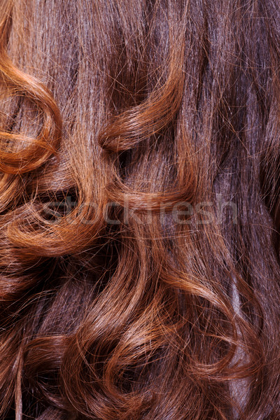 Background of wavy auburn hair Stock photo © Discovod