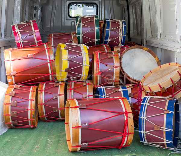 Lot of drums Stock photo © Discovod