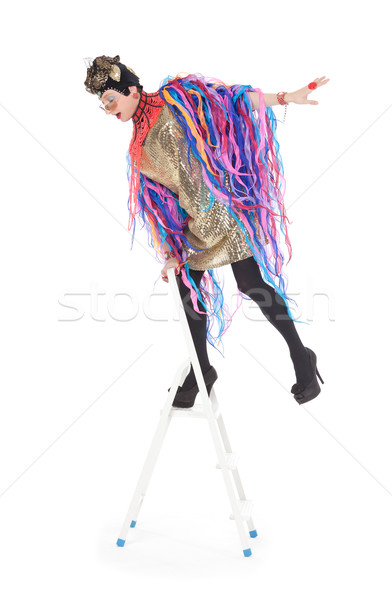 Fashion conscious drag queen Stock photo © Discovod