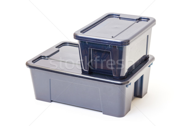 Empty Plastic Containers with Lids Stock photo © Discovod