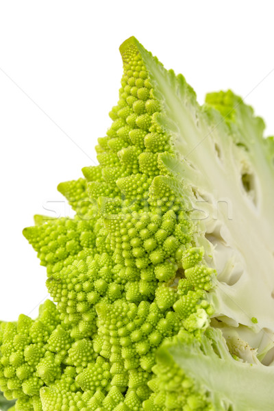 Part Green Fresh Romanesque Cauliflower Stock photo © Discovod
