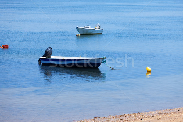 Mooring of boats near the shore Stock photo © Discovod