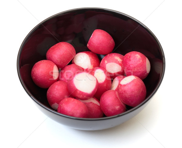 Stock photo: peeled radish