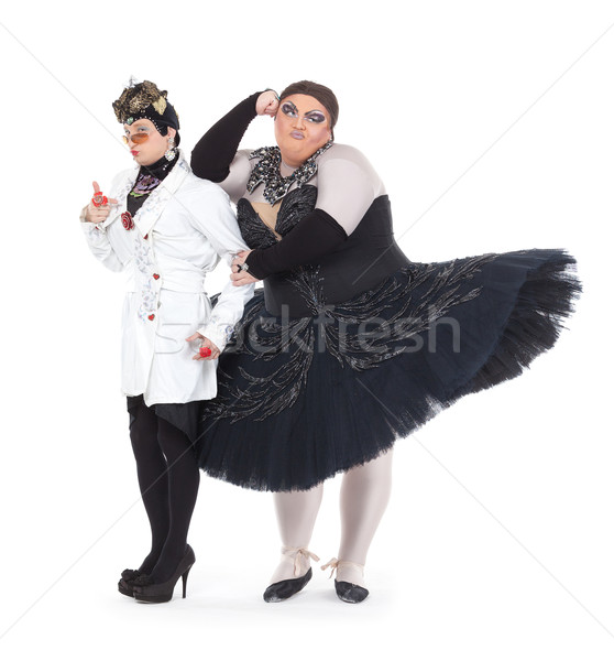 Two drag queens performing together Stock photo © Discovod