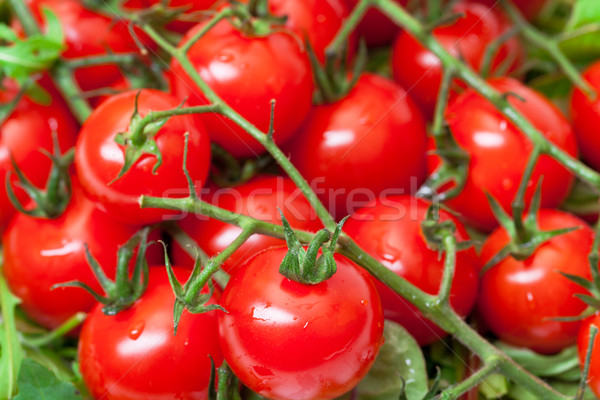 Foto stock: Maduro · tomates · cereja · comida · vermelho · tomates