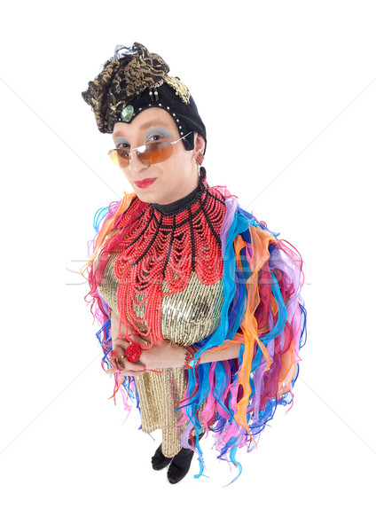 Fashion conscious drag queen Stock photo © Discovod