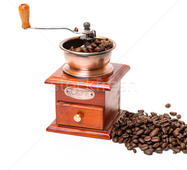 Coffee Grinder with Coffee Beans Stock photo © Discovod