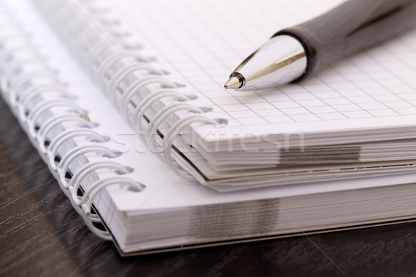 black pen and notebook Stock photo © Discovod
