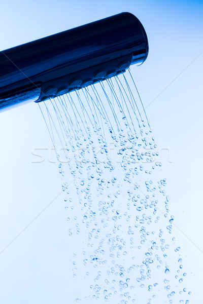 Stockfoto: Lopen · water · achtergrond · Blauw