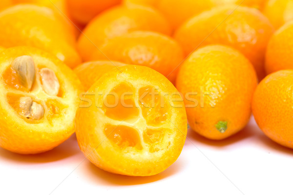 Heap Kumquat fruit (Fortunella) Stock photo © Discovod