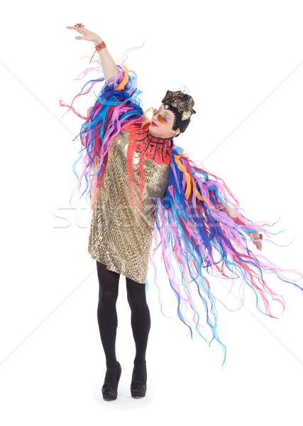 Fashion conscious drag queen Stock photo © Discovod