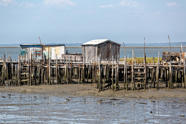 Very Old Dilapidated Fishermen Village Stock photo © Discovod