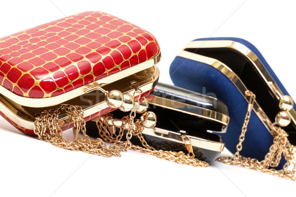 Fashionable female open handbags Stock photo © Discovod