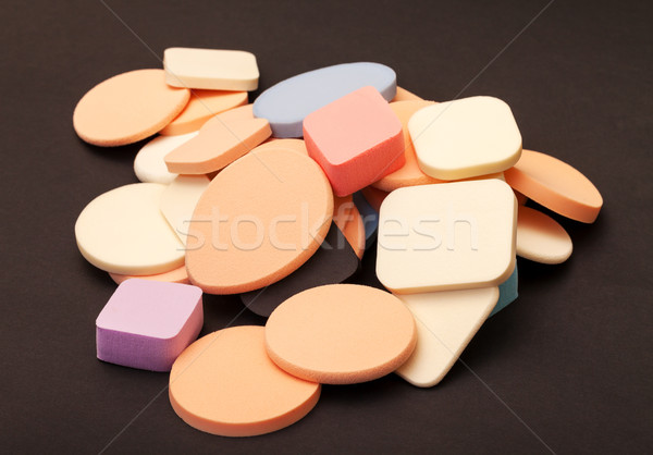 Variety Cosmetic Sponges Stock photo © Discovod