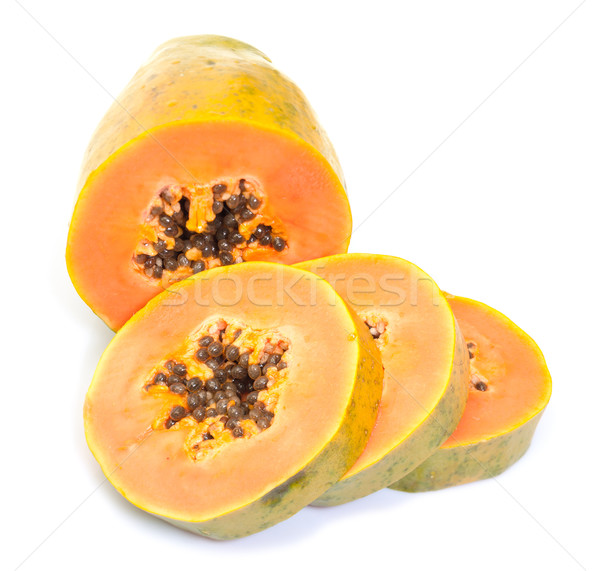 Fresh Papaya with Slices Stock photo © Discovod