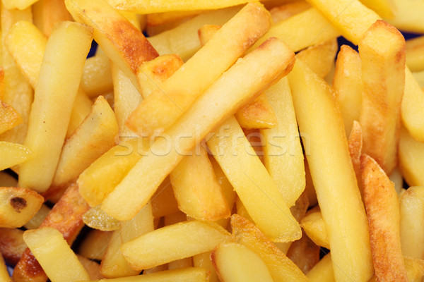 Foto stock: Frito · patatas · foto · primer · plano · rápido · amarillo