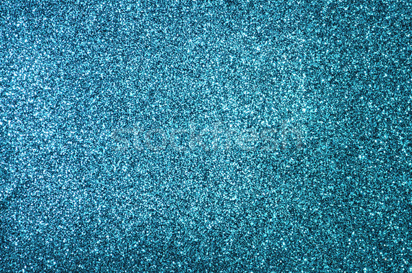 Stock photo: Blue glitter