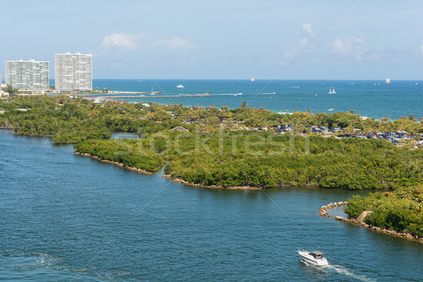 Barche fort lauderdale Florida acqua foresta Ocean Foto d'archivio © disorderly