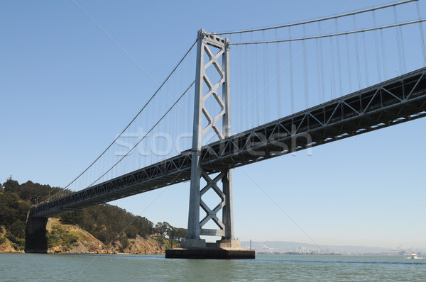 Híd San Francisco sziget Kalifornia víz út Stock fotó © disorderly