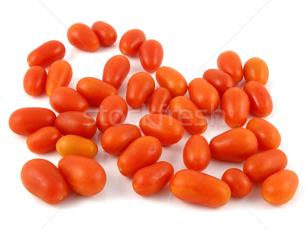 Tomates uva salada vegetal isolado Foto stock © disorderly