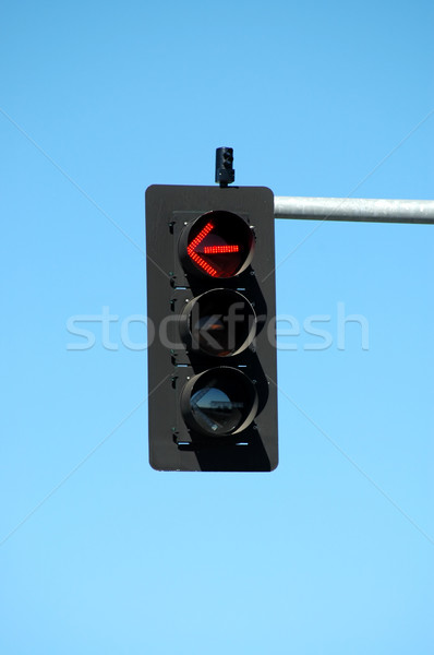 Semaforo rosso traffico segnale sensore Foto d'archivio © disorderly