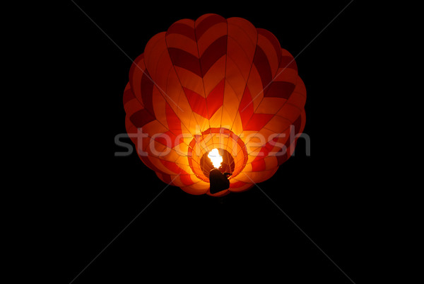 Balon oświetlenie w górę noc latać hot Zdjęcia stock © disorderly