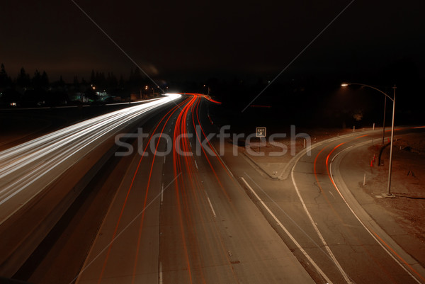 高速道路 1泊 山 表示 カリフォルニア 道路 ストックフォト © disorderly