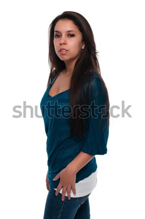 Teal blouse Stock photo © disorderly
