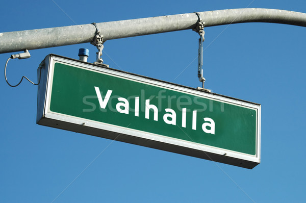 Valhalla sign Stock photo © disorderly