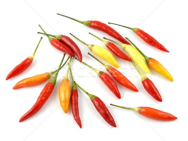 Cayenne paprika Rood oranje Geel hot Stockfoto © disorderly